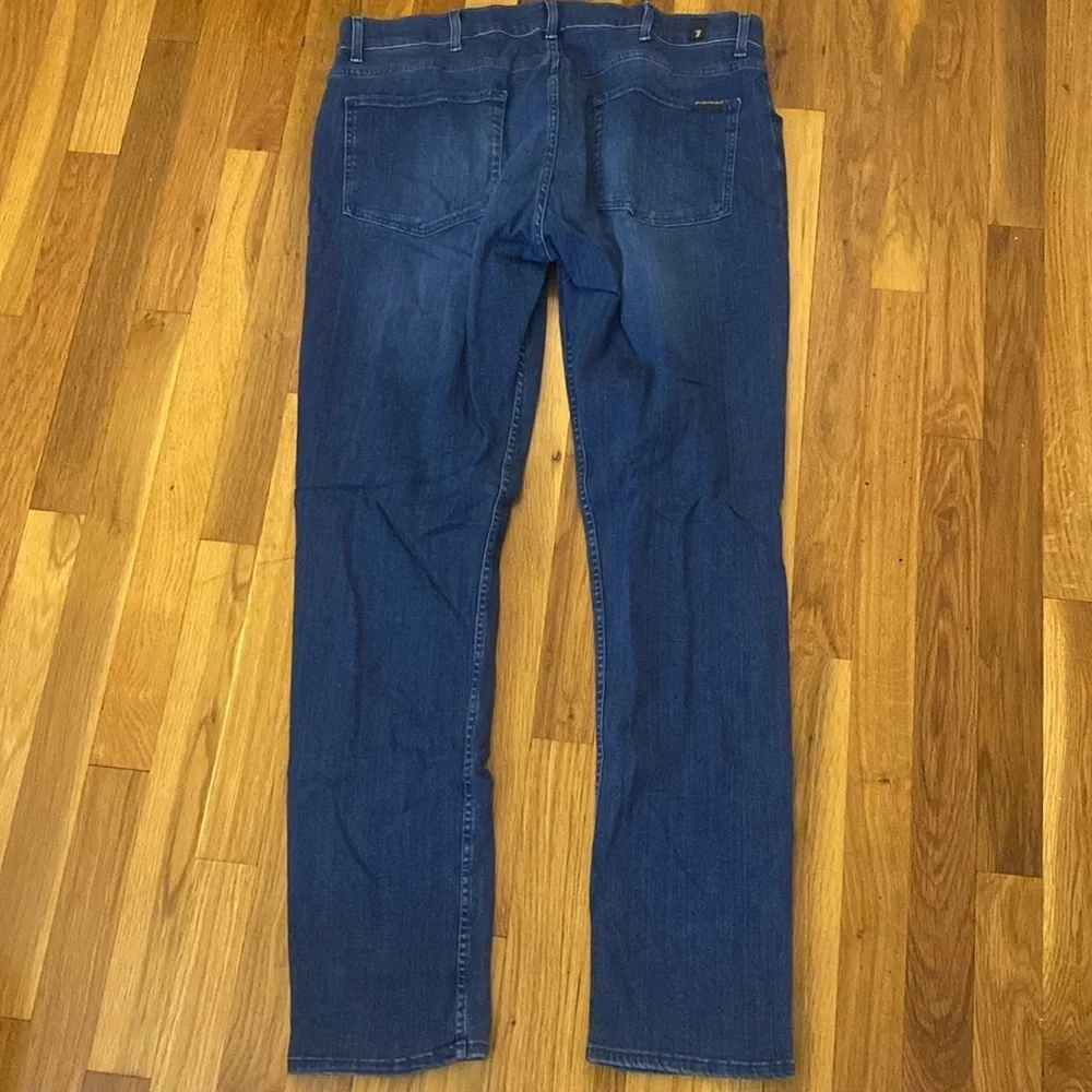 7 For All Mankind Men’s Blue Slim Jeans Size 36